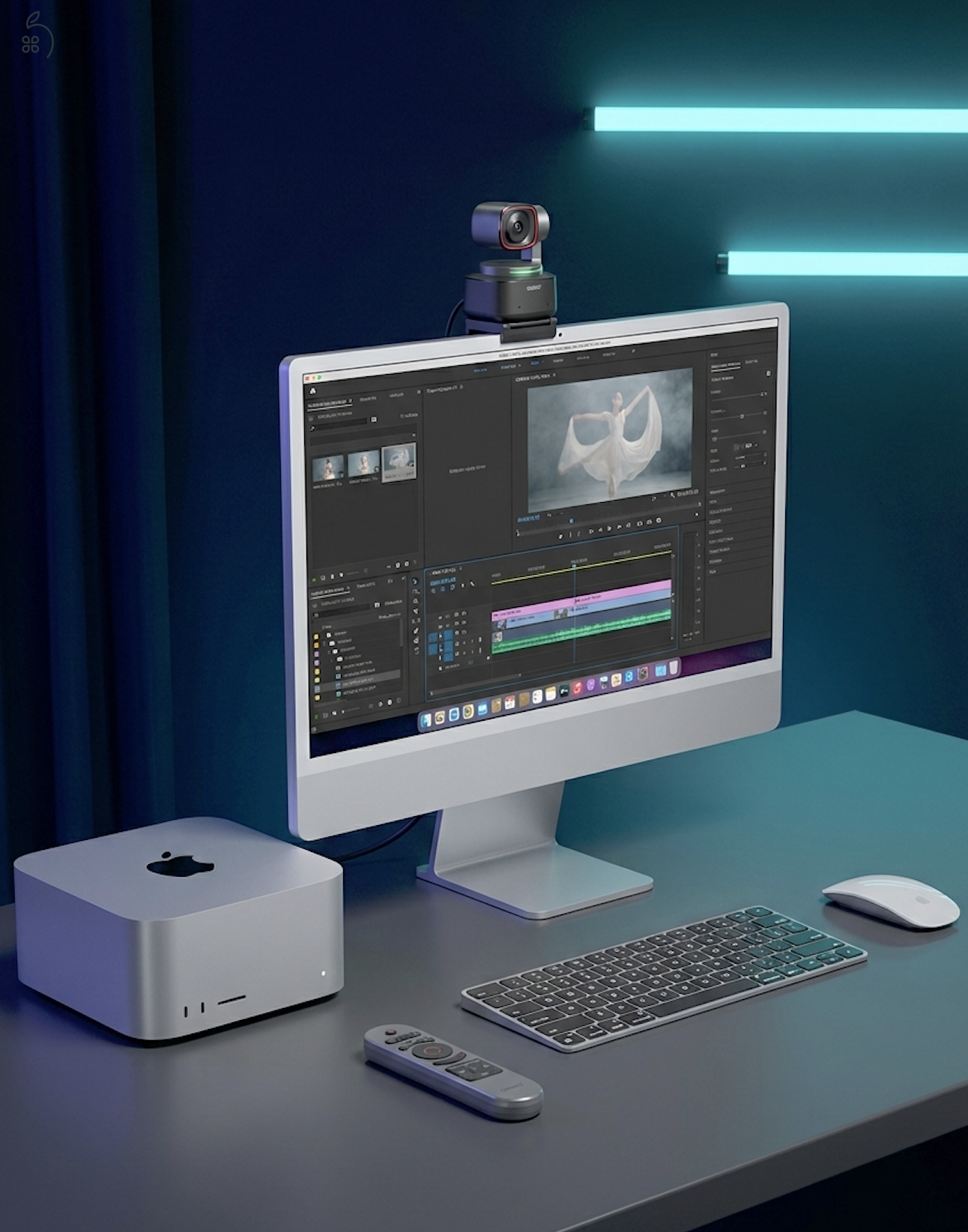 Eladó: OBSBOT Tiny 2 AI-s Kamera + Gyári Távirányító – Újszerű Állapot!