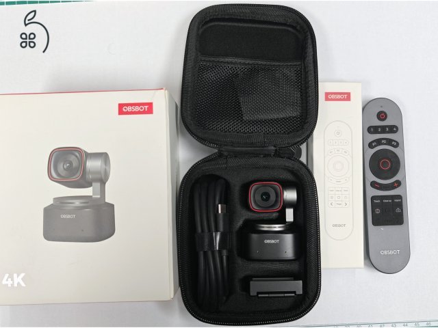 Eladó: OBSBOT Tiny 2 AI-s Kamera + Gyári Távirányító – Újszerű Állapot!