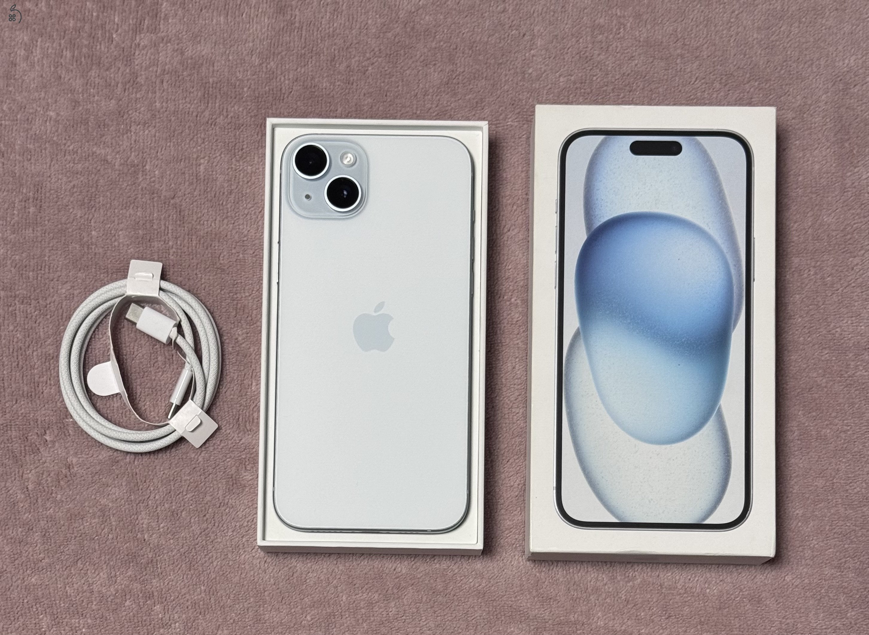 iPhone 15 Plus 256GB - AKKU 92% - Jótállás 2026.10.-hóig, kártyafüggetlen, hibátlan állapotban