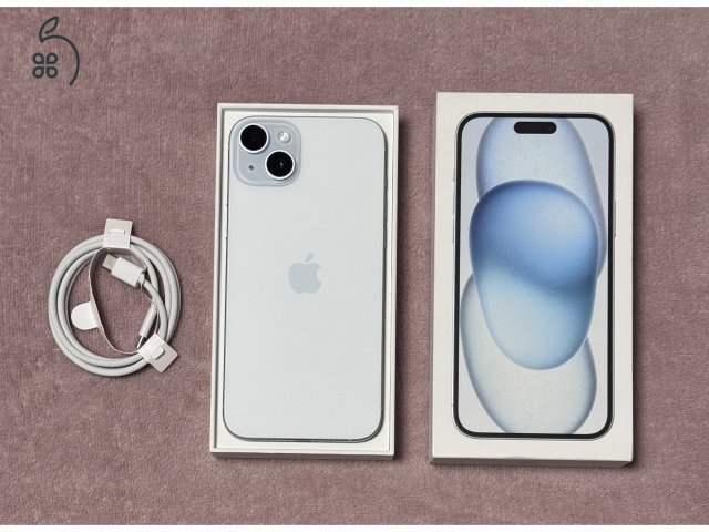 iPhone 15 Plus 256GB - AKKU 92% - Jótállás 2026.10.-hóig, kártyafüggetlen, hibátlan állapotban