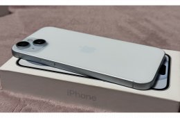 iPhone 15 Plus 256GB - AKKU 92% - Jótállás 2026.10.-hóig, kártyafüggetlen, hibátlan állapotban