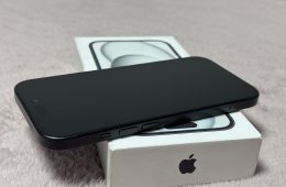 iPhone 15 128GB - AKKU 99% - Jótállás 2028.04.-hóig, kártyafüggetlen, karcmentes állapotban