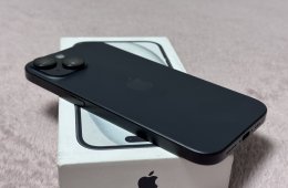 iPhone 15 128GB - AKKU 99% - Jótállás 2028.04.-hóig, kártyafüggetlen, karcmentes állapotban