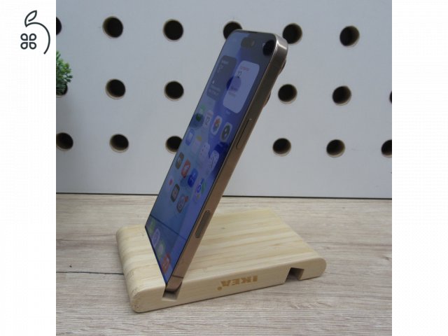 Apple iPhone 16 Pro Max 256GB Desert Titanium – használt, megkímélt – 100% akku (13 ciklus) – 6 hónap garancia