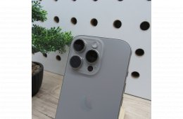 Apple iPhone 16 Pro 256GB Natural Titanium – használt, karcmentes – 6 hónap garancia