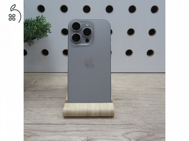 Apple iPhone 16 Pro 256GB Natural Titanium – használt, karcmentes – 6 hónap garancia