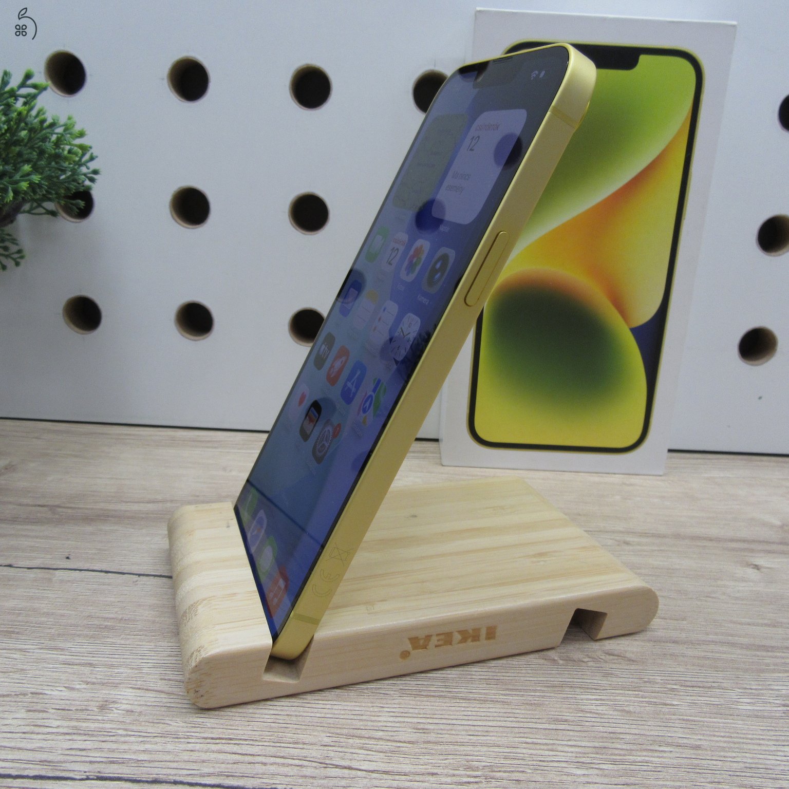 Apple iPhone 14 Plus 128GB sárga – használt, karcmentes – 97% akku – 6 hónap garancia