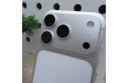 Apple iPhone 17 Pro 256GB Silver – használt, szép állapot – 100% akku (76 ciklus) – Apple garancia 2026.11.04-ig