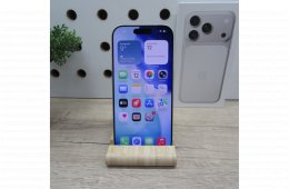 Apple iPhone 17 Pro 256GB Silver – használt, szép állapot – 100% akku (76 ciklus) – Apple garancia 2026.11.04-ig