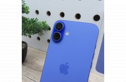 Apple iPhone 16 Plus 128GB Ultramarine – használt, karcmentes – 96% akku (266 ciklus) – 6 hónap garancia