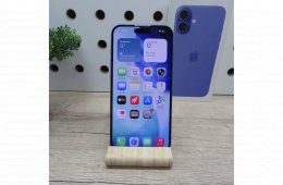 Apple iPhone 16 Plus 128GB Ultramarine – használt, karcmentes – 96% akku (266 ciklus) – 6 hónap garancia