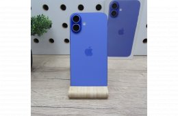 Apple iPhone 16 Plus 128GB Ultramarine – használt, karcmentes – 96% akku (266 ciklus) – 6 hónap garancia
