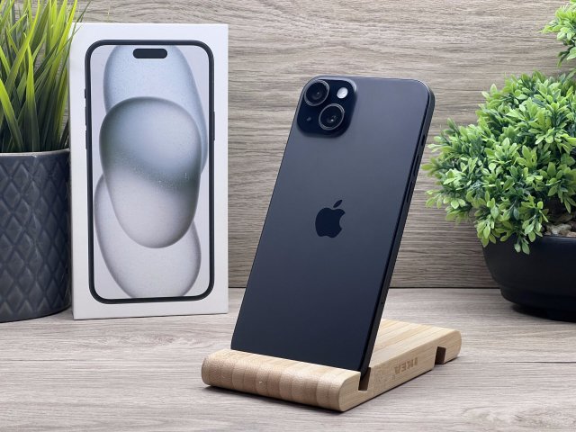 Hibátlan iPhone 15 Plus Black 128GB 2 ÉV Garanciával 92%