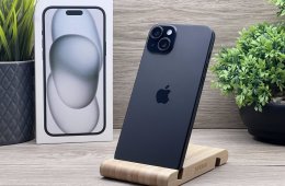 Hibátlan iPhone 15 Plus Black 128GB 2 ÉV Garanciával 92%