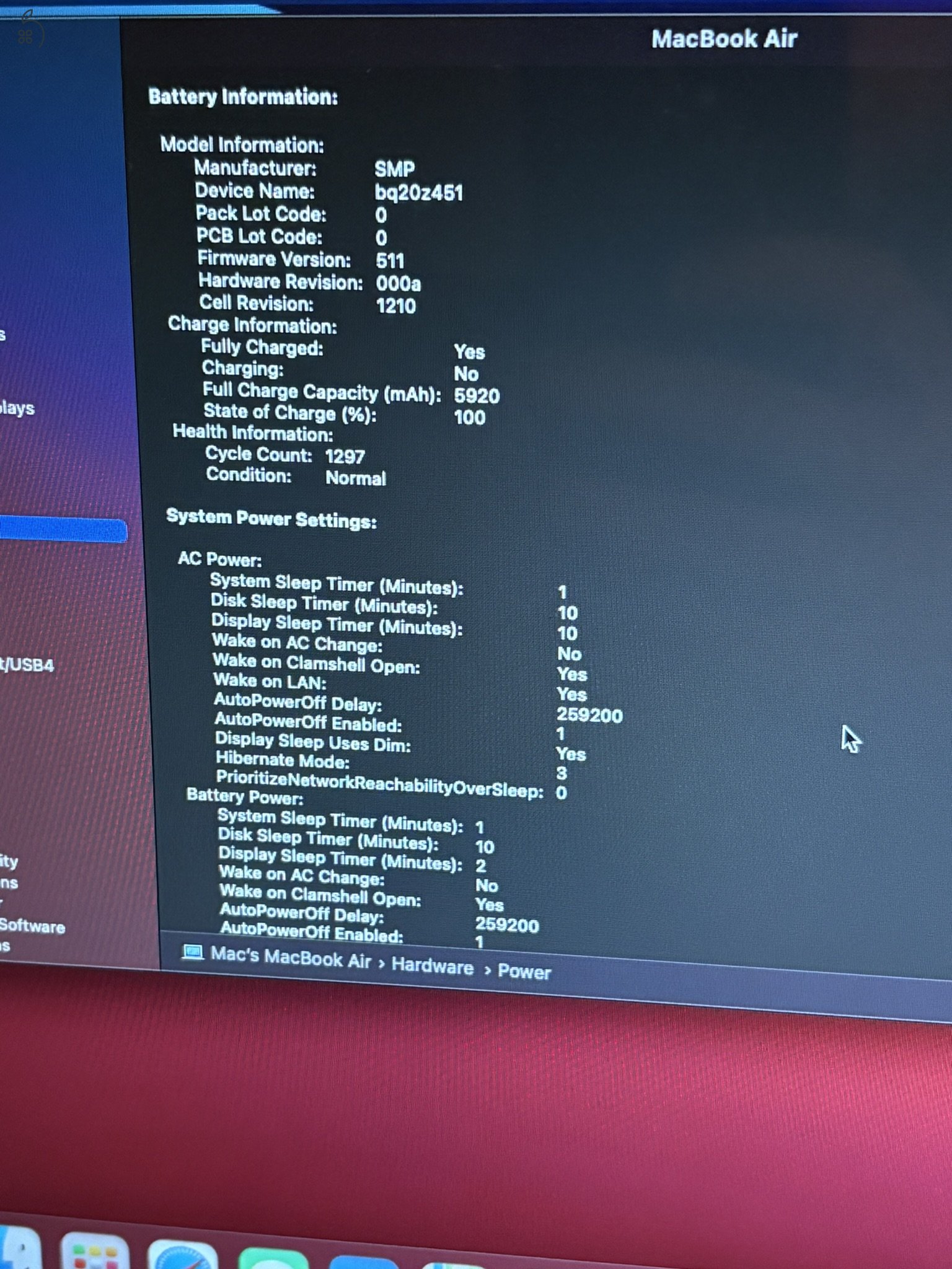 MacBook Air 2014 early, US billentyűzet