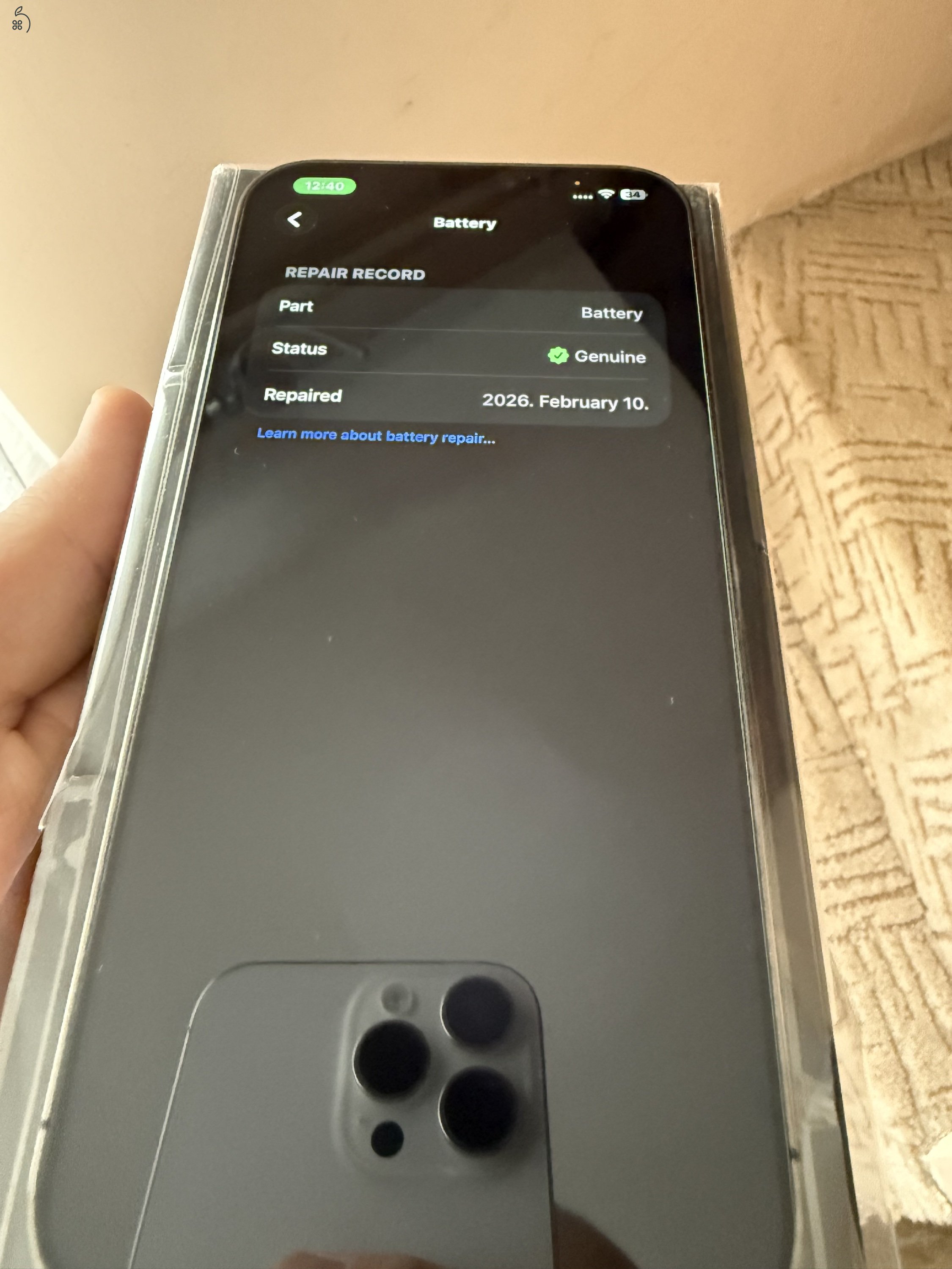 ❗️100%-os friss gyári akksival❗️iPhone 12 Pro Max 256GB