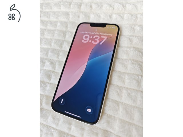 iPhone 13 128GB Fehér makulátlan állapotban