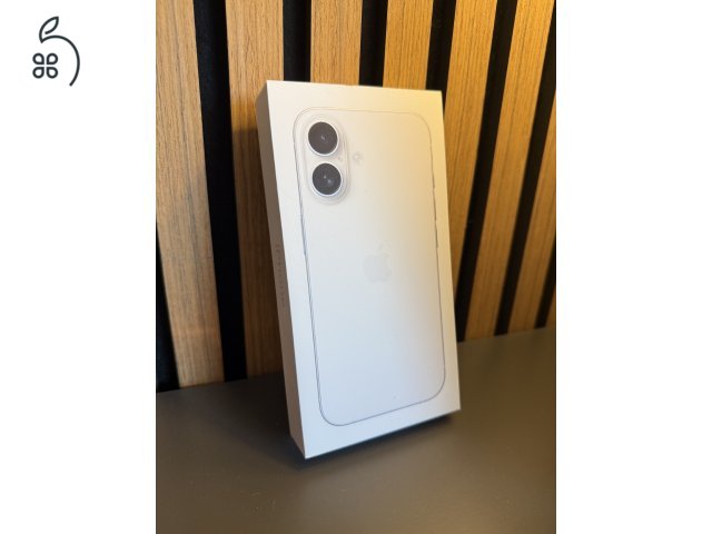 Új Bontatlan Garanciás Apple iPhone 16 128GB Fehér