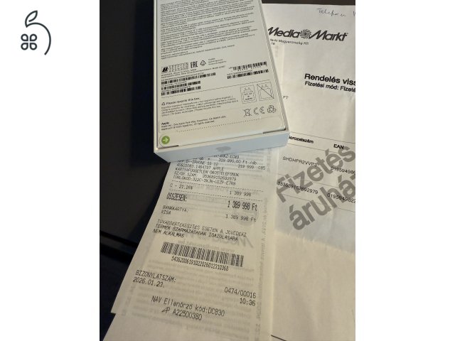 Új Bontatlan Garanciás Apple iPhone 16 128GB Fehér