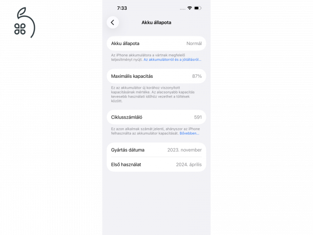 Eladó iPhone 15 Pro 256GB, natúr titán 