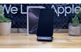 iPhone 16 Pro Max 256GB Fekete, Független - 1ÉV Garancia, Számla