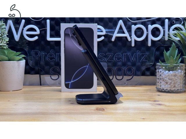 iPhone 16 Pro Max 256GB Fekete, Független - 1ÉV Garancia, Számla