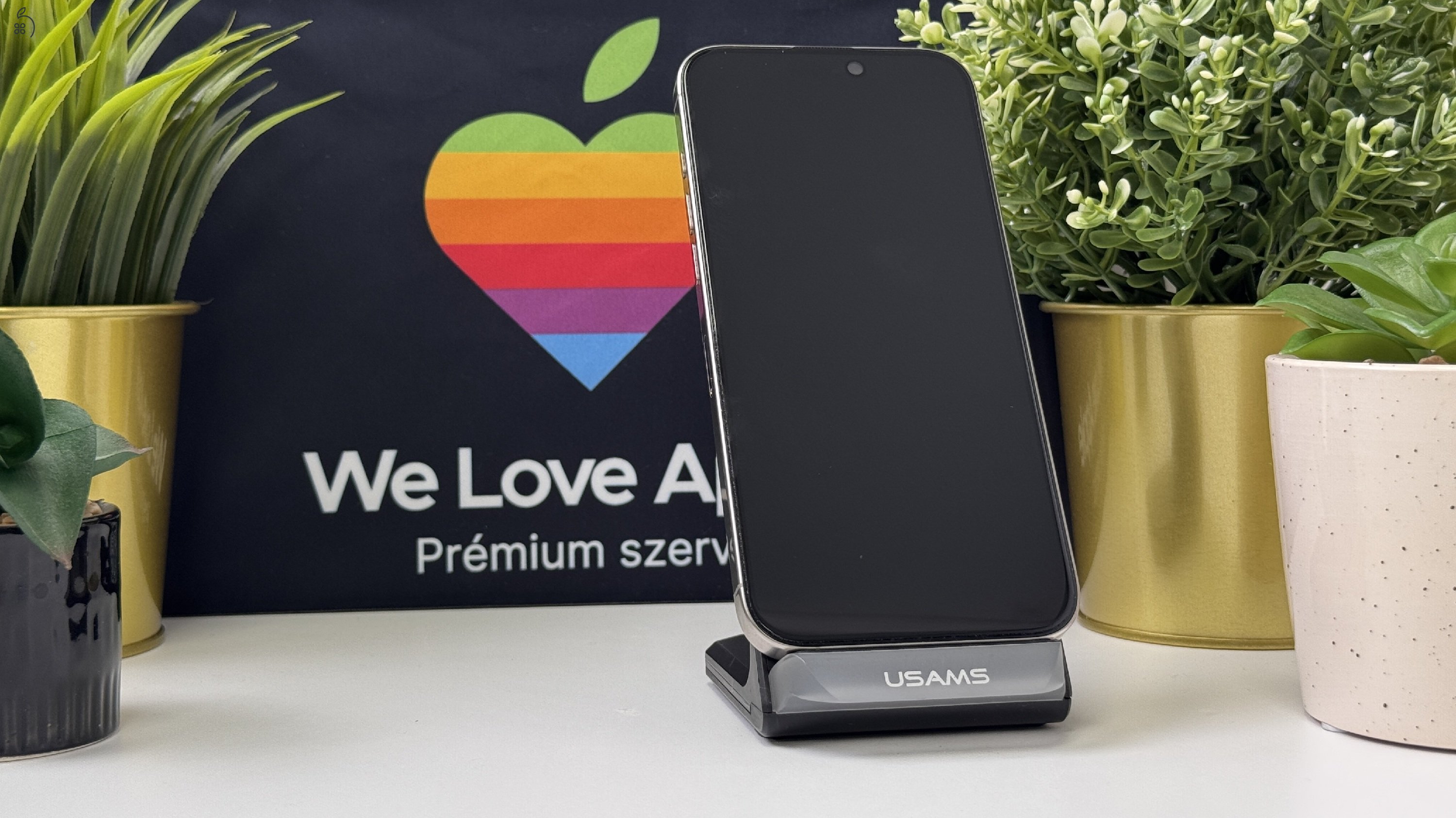 iPhone 16 Pro Max 256GB Natúr Titán, Független - 1ÉV Garancia, Számla