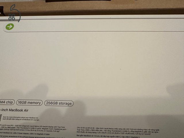 Eladó bontatlan MacBook Air 13, M4 chip, 16GB / 256 GB SSD (2025)
