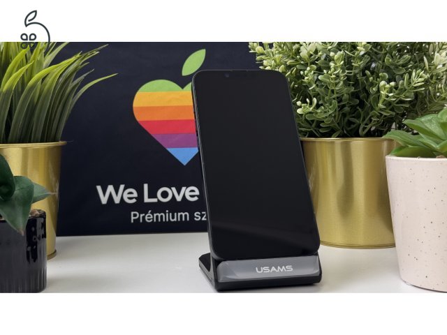 iPhone 14, 128GB, Fekete, Független - 1ÉV Garancia, Számla