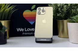 iPhone 14 Pro Max, 256GB, Arany, Független - 1ÉV Garancia, Számla 