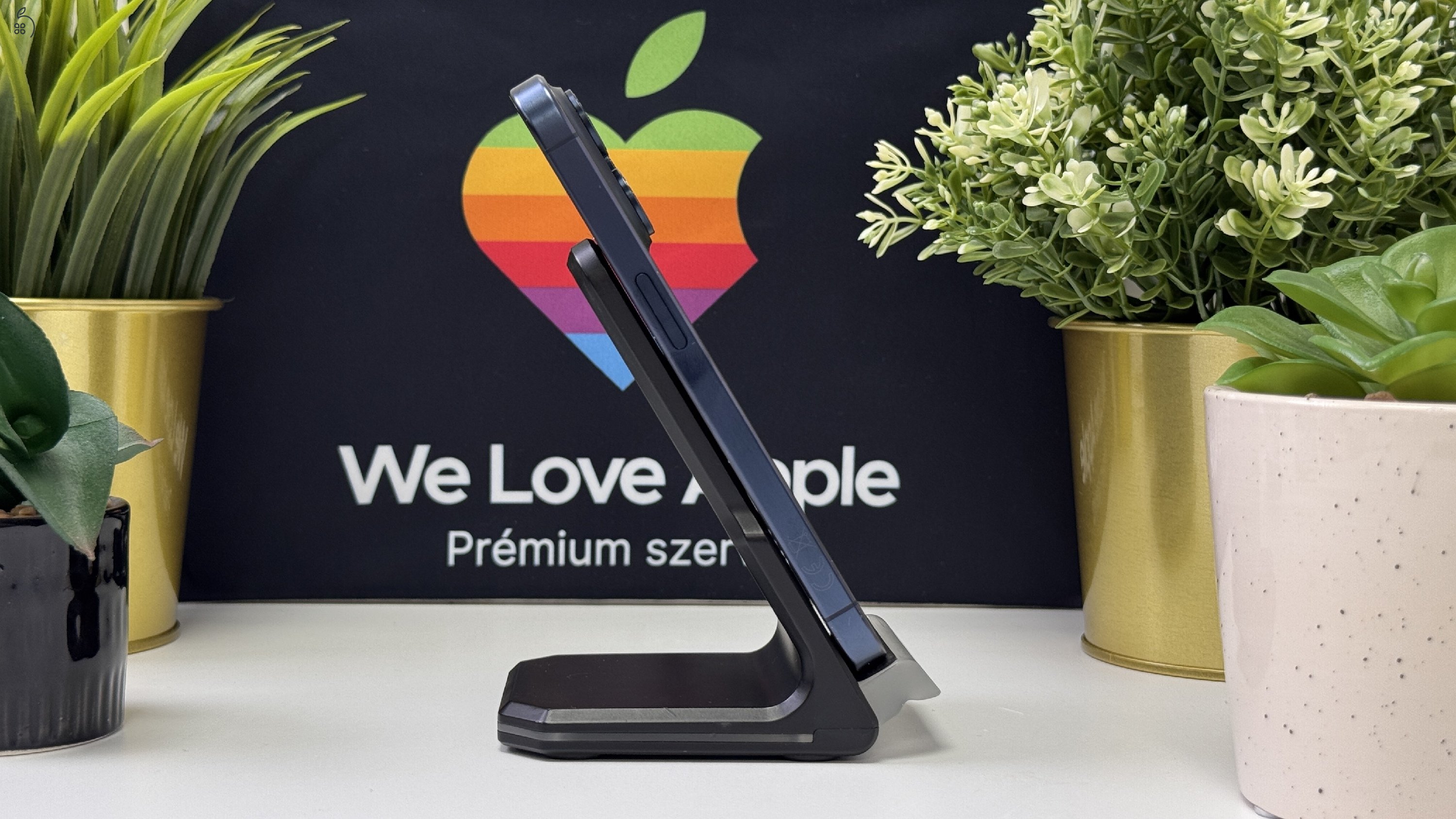  iPhone 15 Pro 128GB Kék, Független - 1ÉV Garancia, Számla 