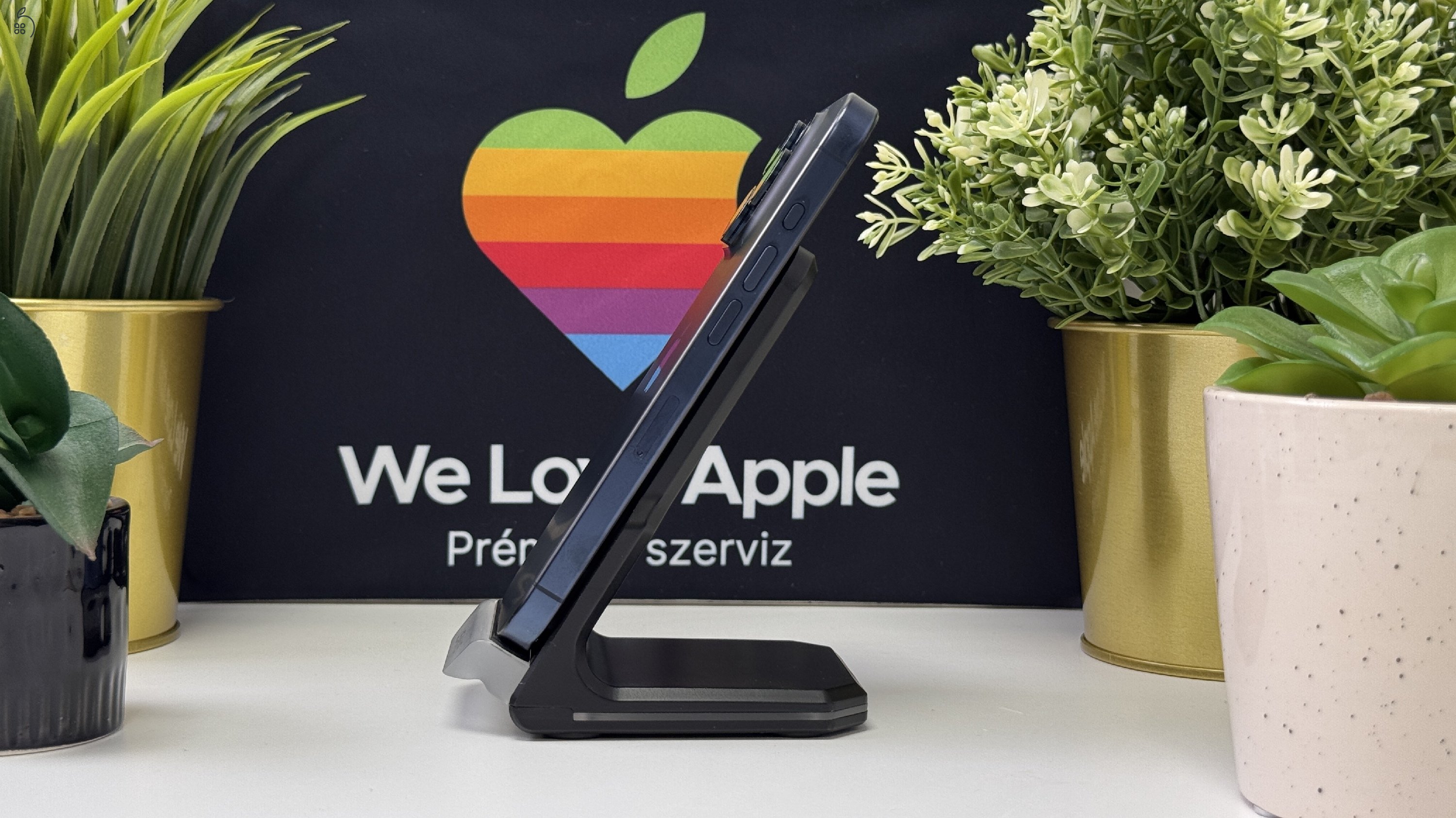  iPhone 15 Pro 128GB Kék, Független - 1ÉV Garancia, Számla 