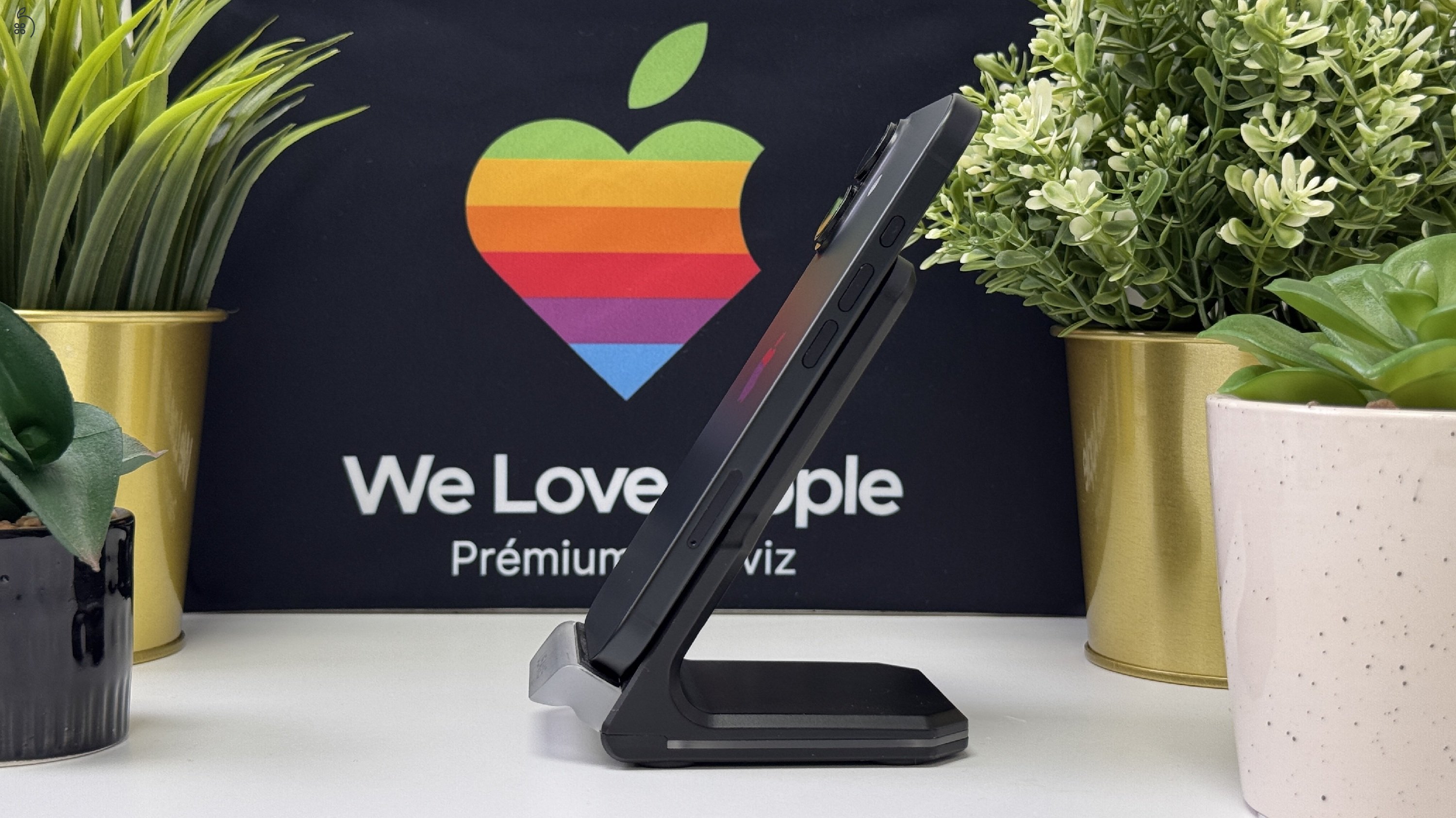 iPhone 16, 256GB, Fekete, Független - 1ÉV Garancia, Számla 