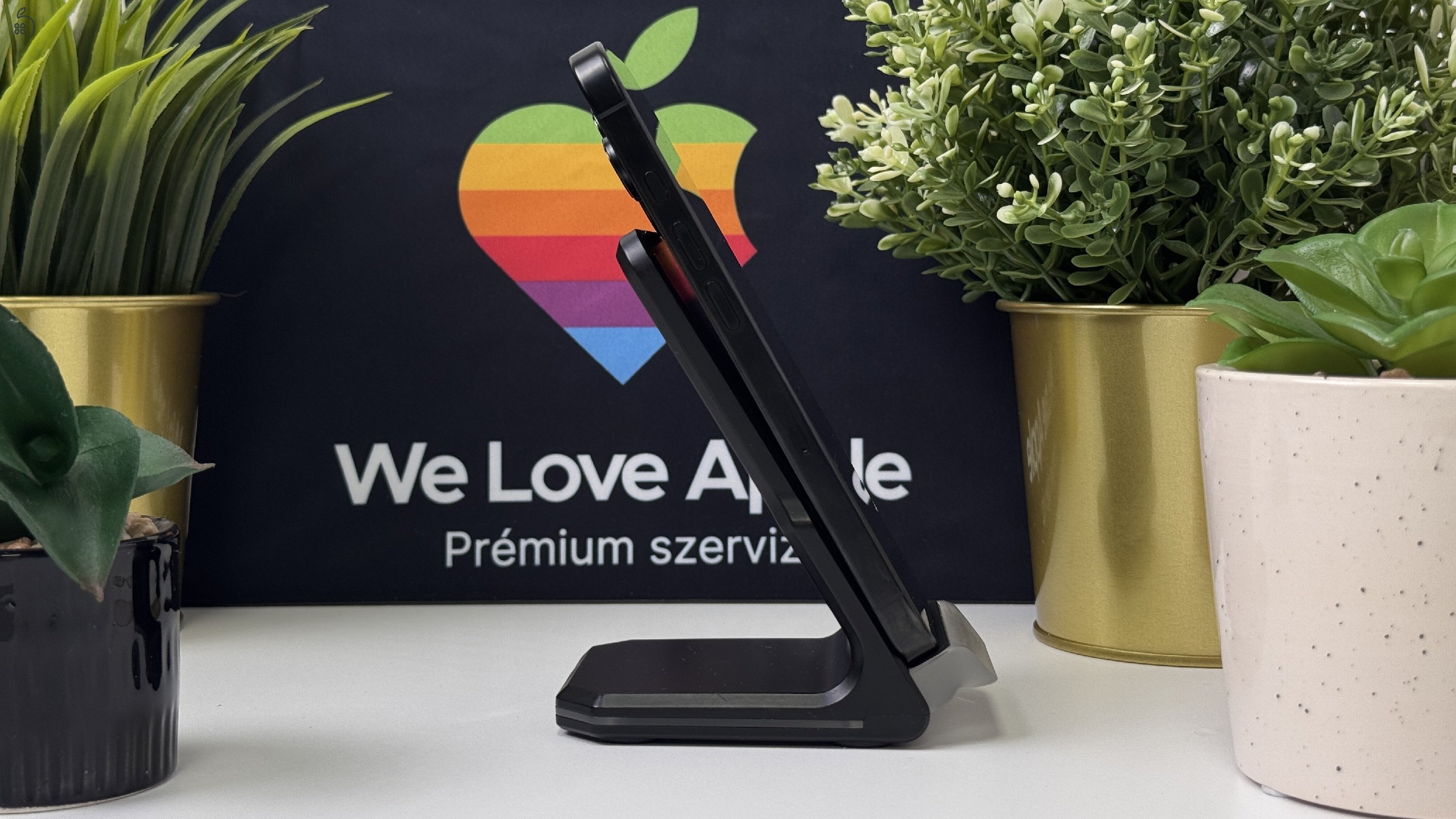  iPhone 16 Pro 128GB Fekete, Független - 1ÉV Garancia, Számla 