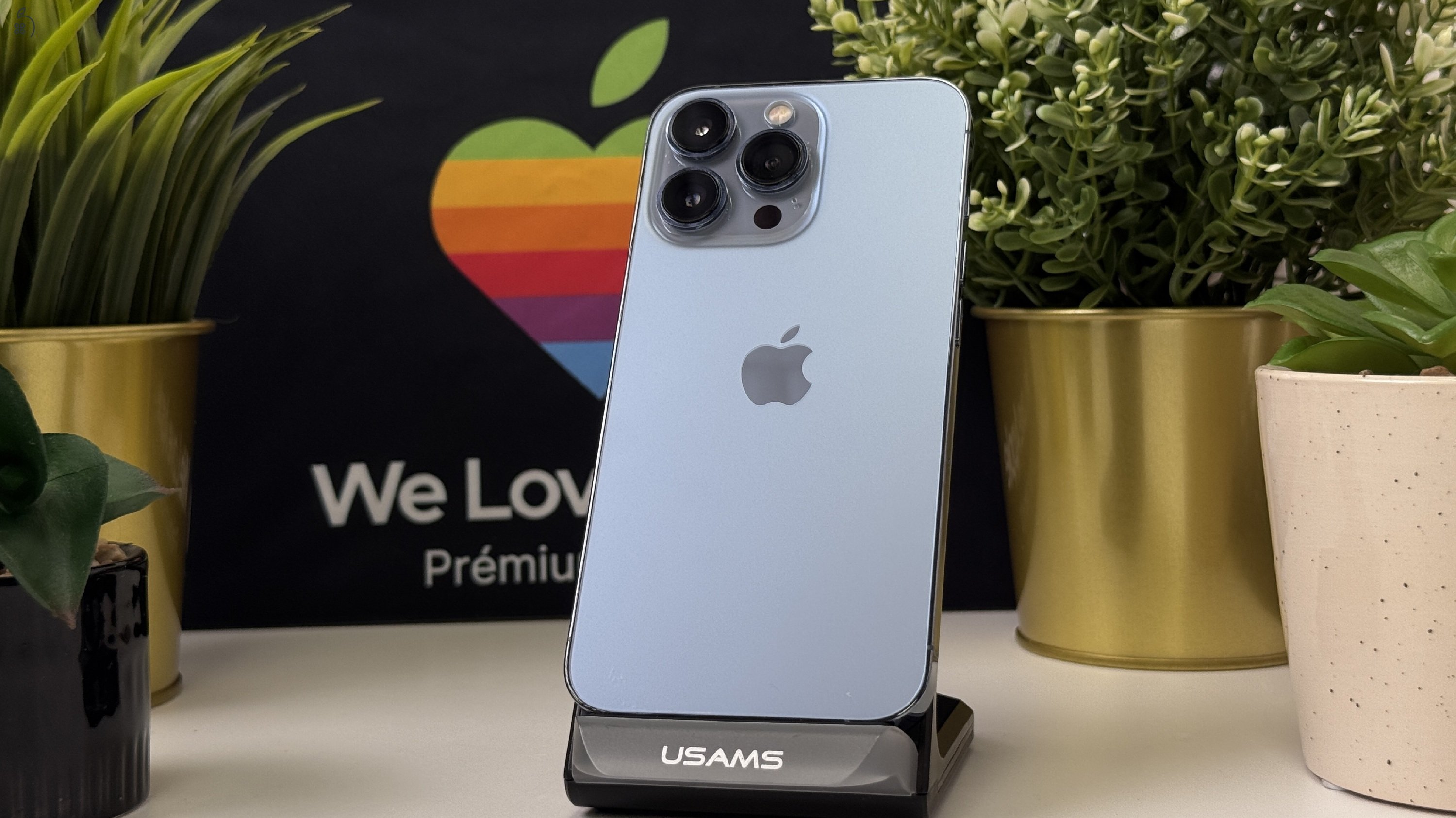 iPhone 13 Pro 256GB Kék, Független - 1ÉV Garancia, Számla