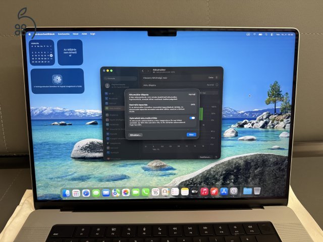 Apple Macbook Pro 2021 16 M1 Pro/16GB RAM/1TB SSD/ Zsír új gyári kijelző/ AppleCare+ 2026.04.16-ig!