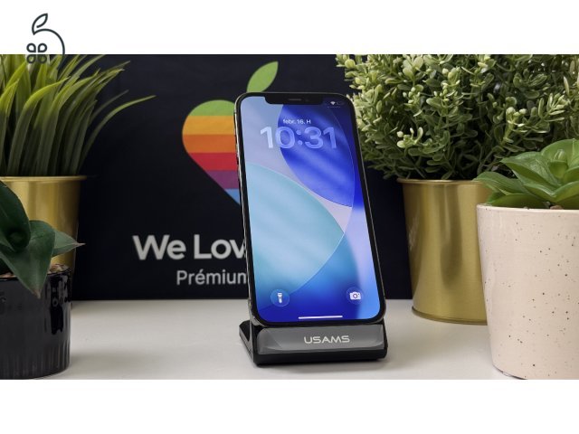  iPhone 12 Pro 512GB Fekete, Független - 1ÉV Garancia, Számla 