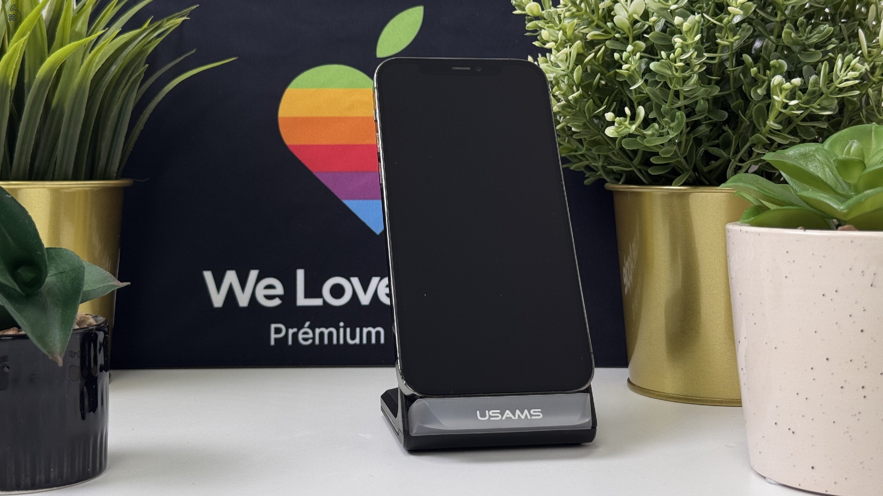 iPhone 12 Pro 512GB Fekete, Független - 1ÉV Garancia, Számla 