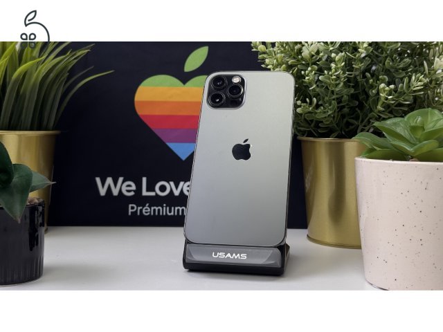  iPhone 12 Pro 512GB Fekete, Független - 1ÉV Garancia, Számla 