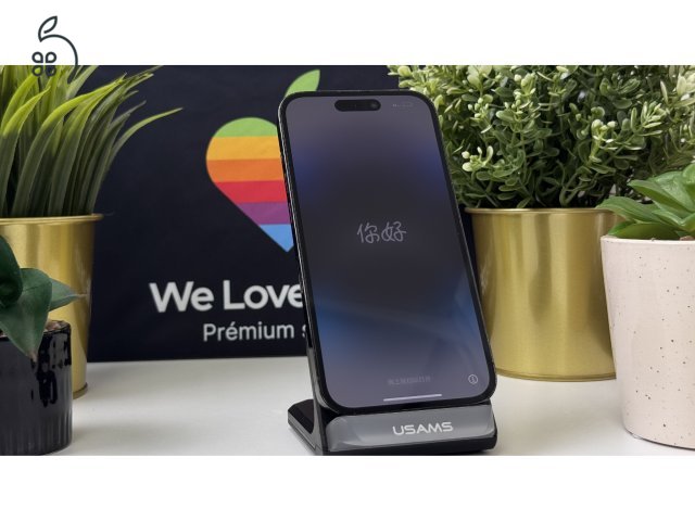 iPhone 14 Pro 128GB Fekete, Független - 1ÉV Garancia, Számla