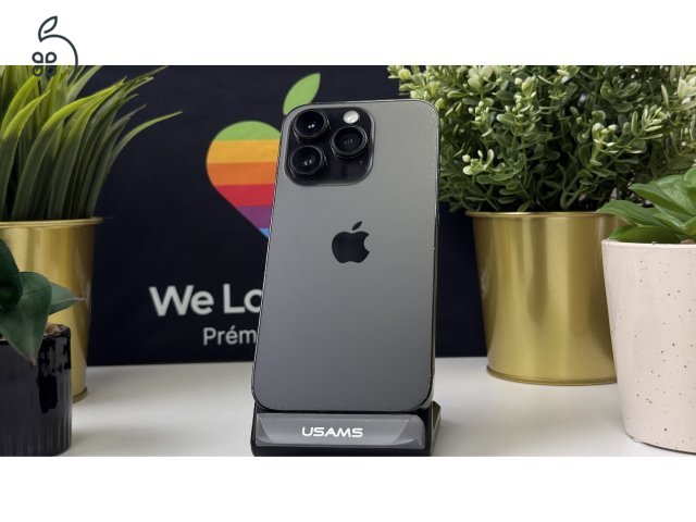 iPhone 14 Pro 128GB Fekete, Független - 1ÉV Garancia, Számla