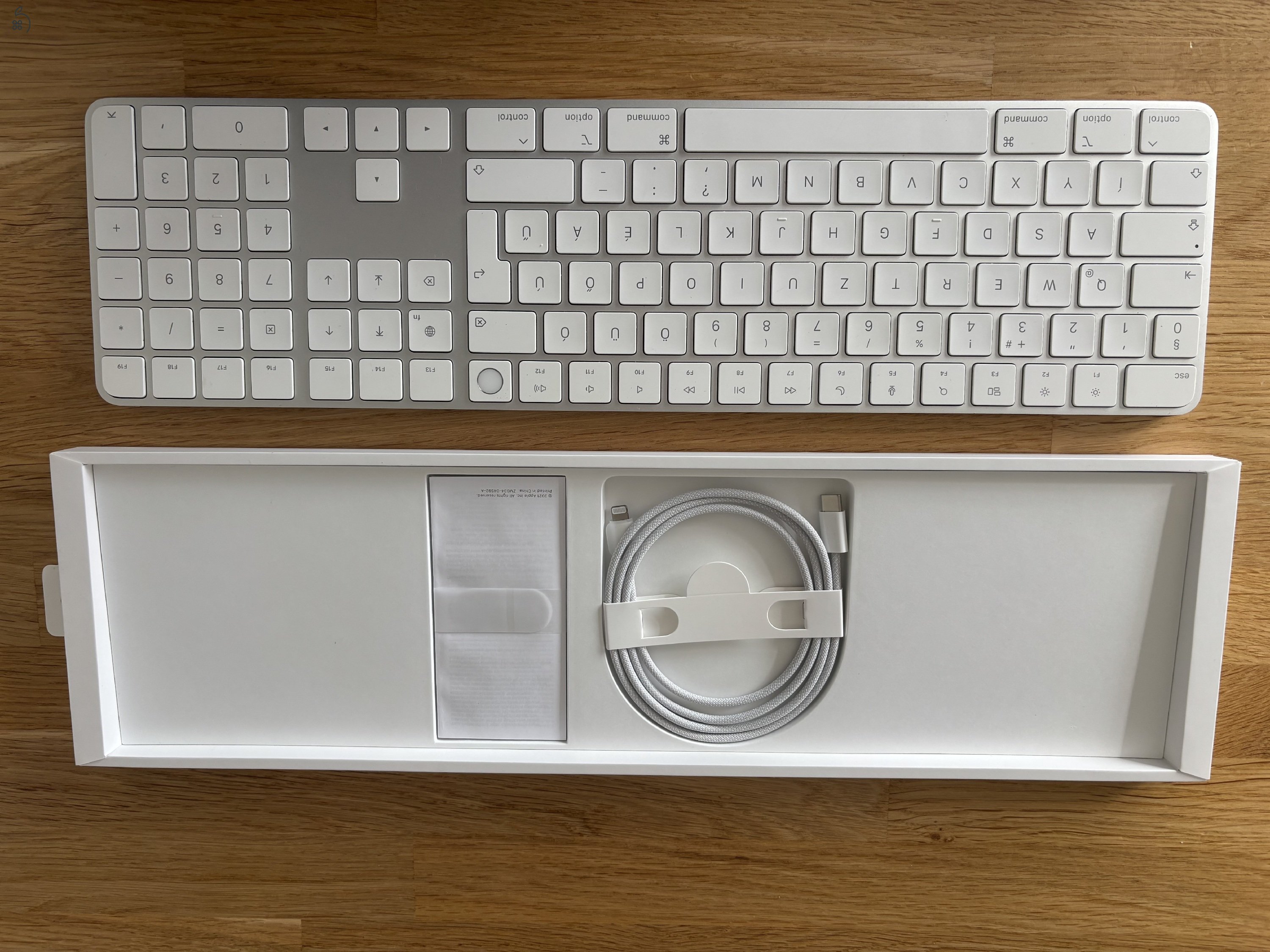 Apple Magic Keyboard - Touch ID - numpad - fehér ( MK2C3MG/A)