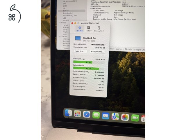 MacBook pro 2019 Core I9 32Gb ram 2TB ssd 8Gb vga