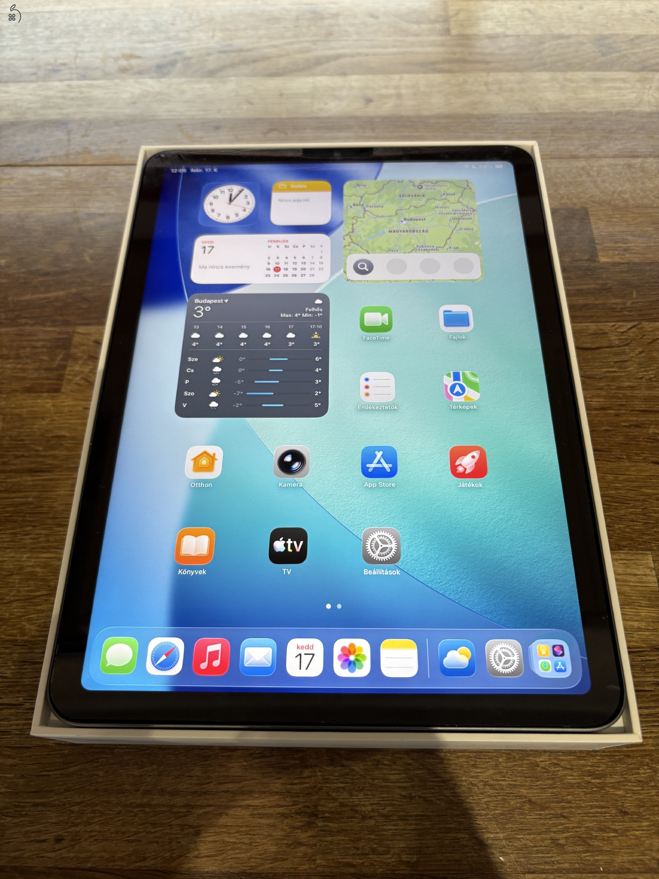 iPad Air 5. gen. 256GB - (Asztroszürke) - Hibátlan!