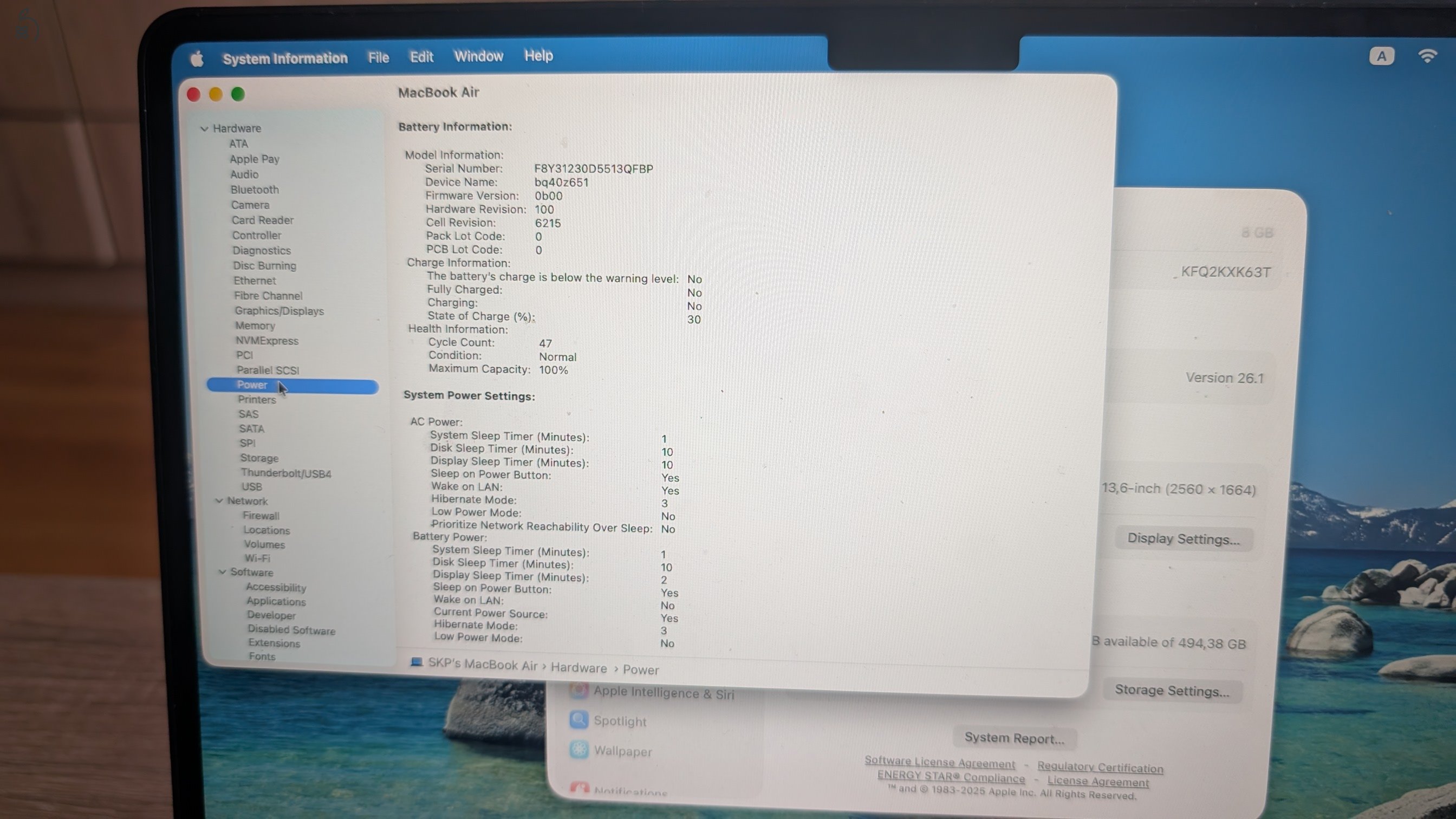 Eladó MacBook Air 13” M2 – 8GB RAM / 500GB SSD – kiváló állapot