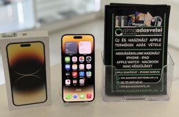 iPhone 14 Pro Max 128GB Független Újszerű/1-3 hónap gar./Akku 100%/k105e