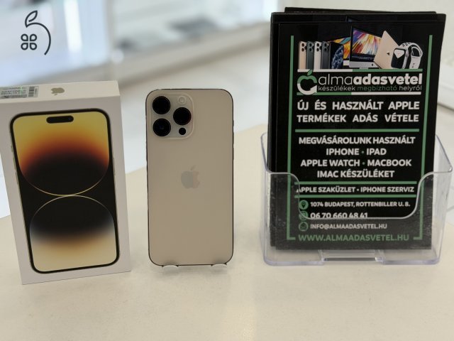 iPhone 14 Pro Max 128GB Független Újszerű/1-3 hónap gar./Akku 100%/k105e