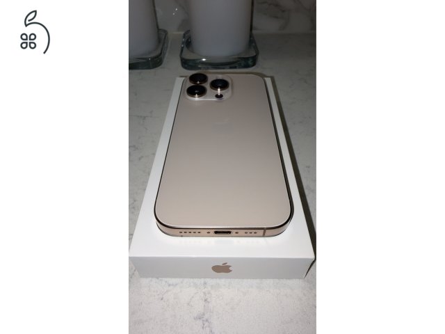 iPhone 16 Pro 128GB Desert Titanium - újszerű, garanciás, dobozos