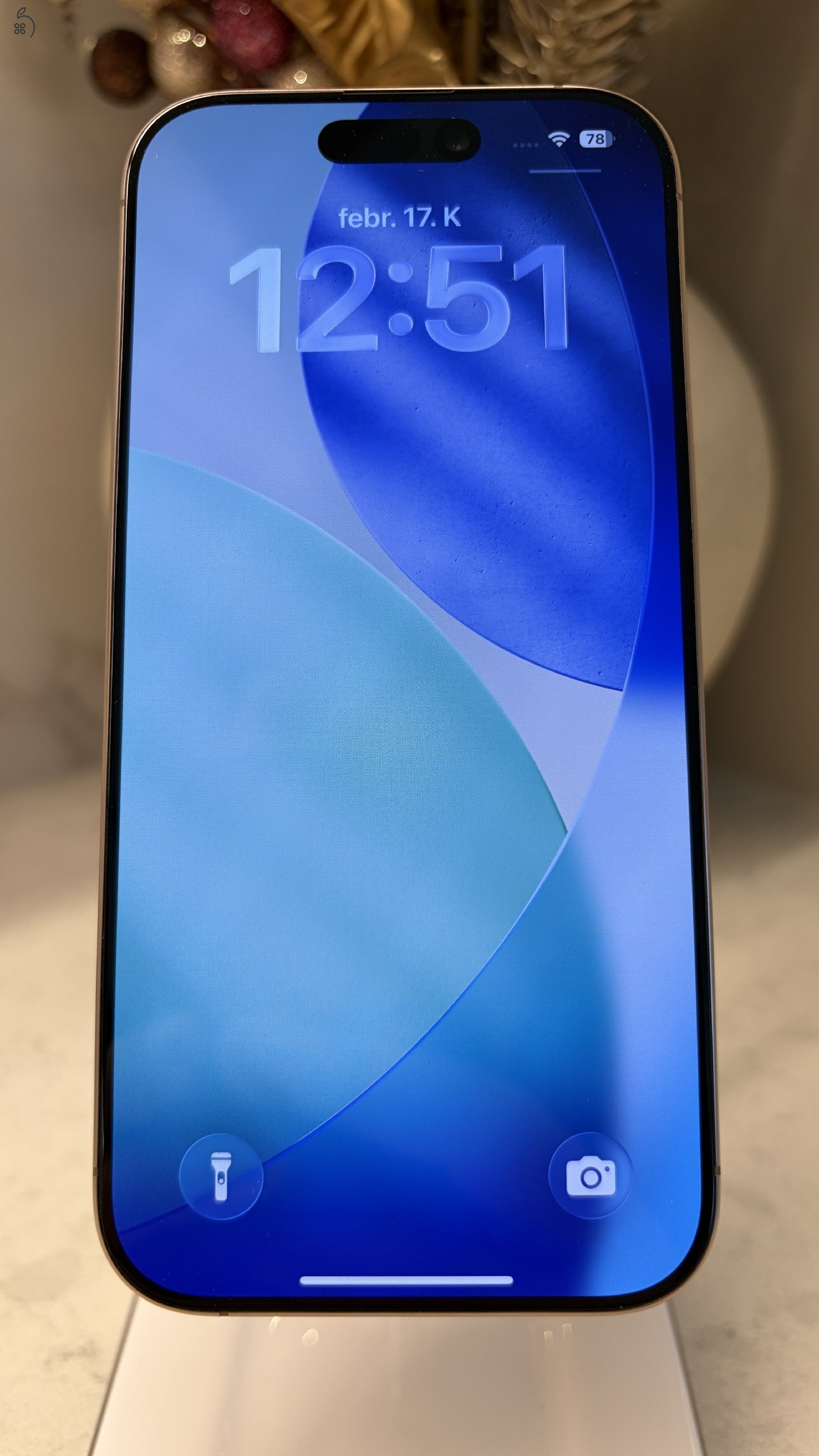 iPhone 16 Pro 128GB Desert Titanium - újszerű, garanciás, dobozos