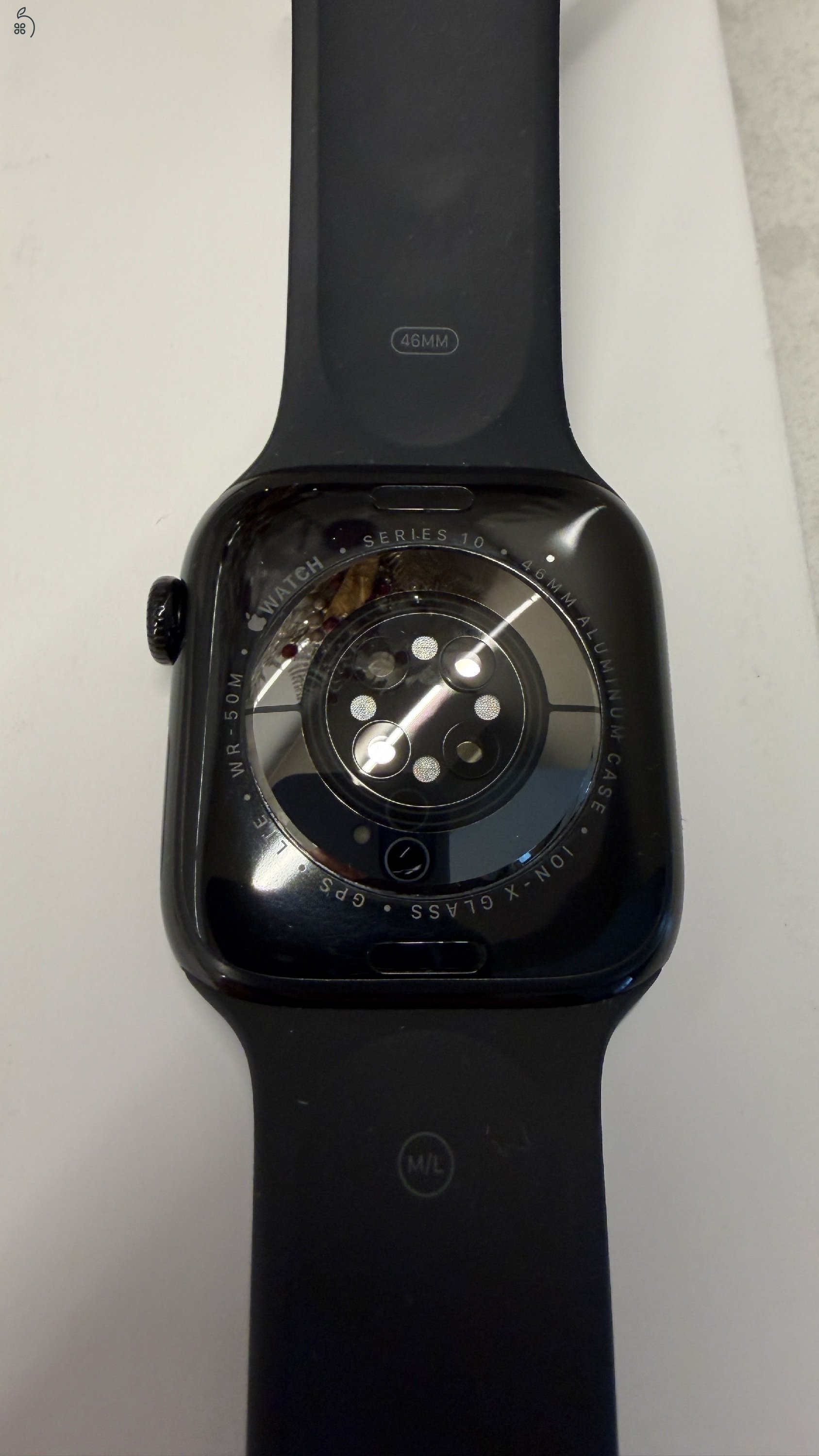 Apple Watch Series 10 46mm GPS + Cellular (eSIM) – garanciás 2027-ig, 97% akku